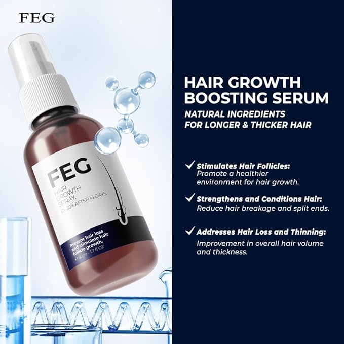 FEGPlus Minoxidil Beard & Hair Growth Serum