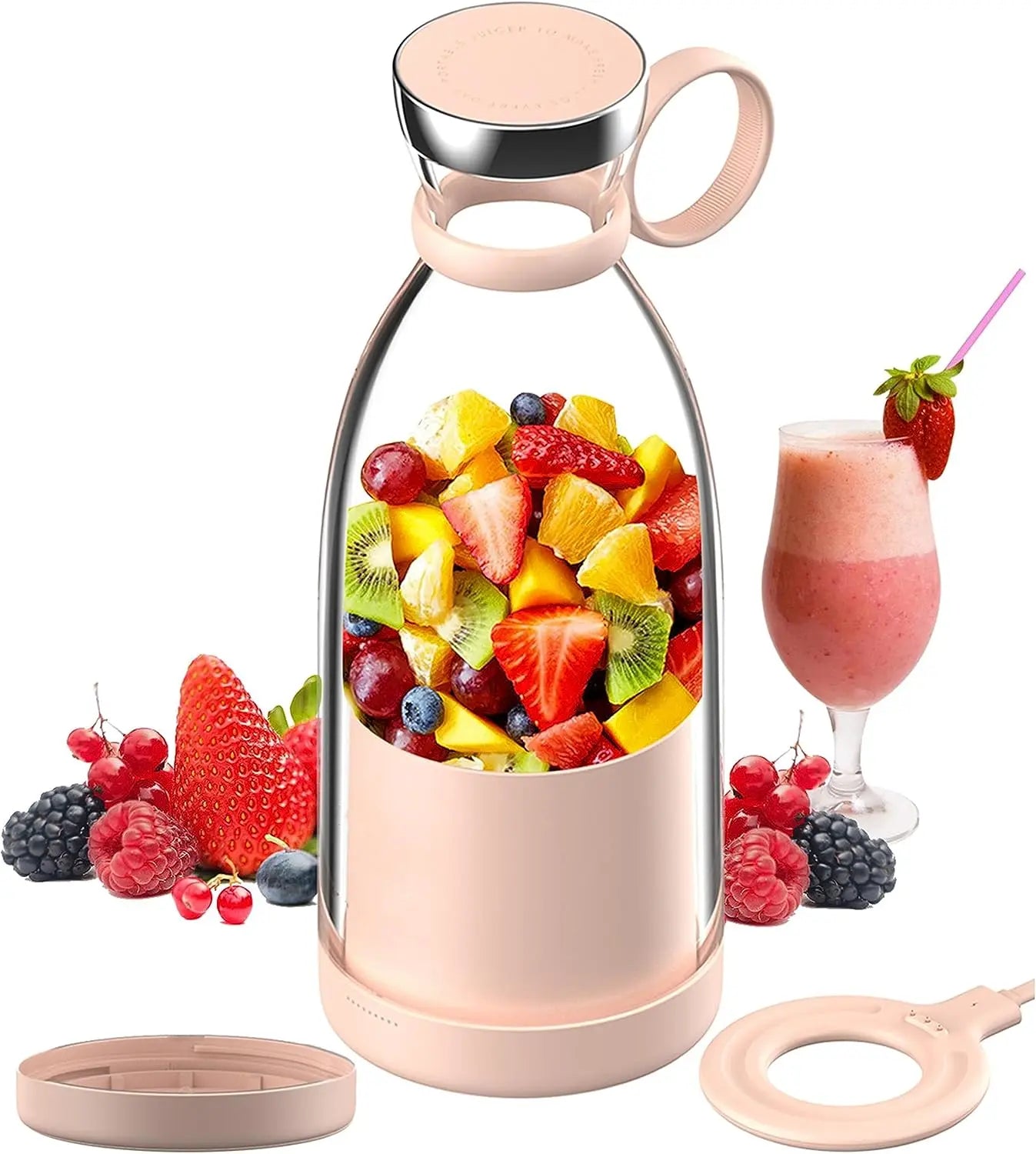 Portable mini juicer blender