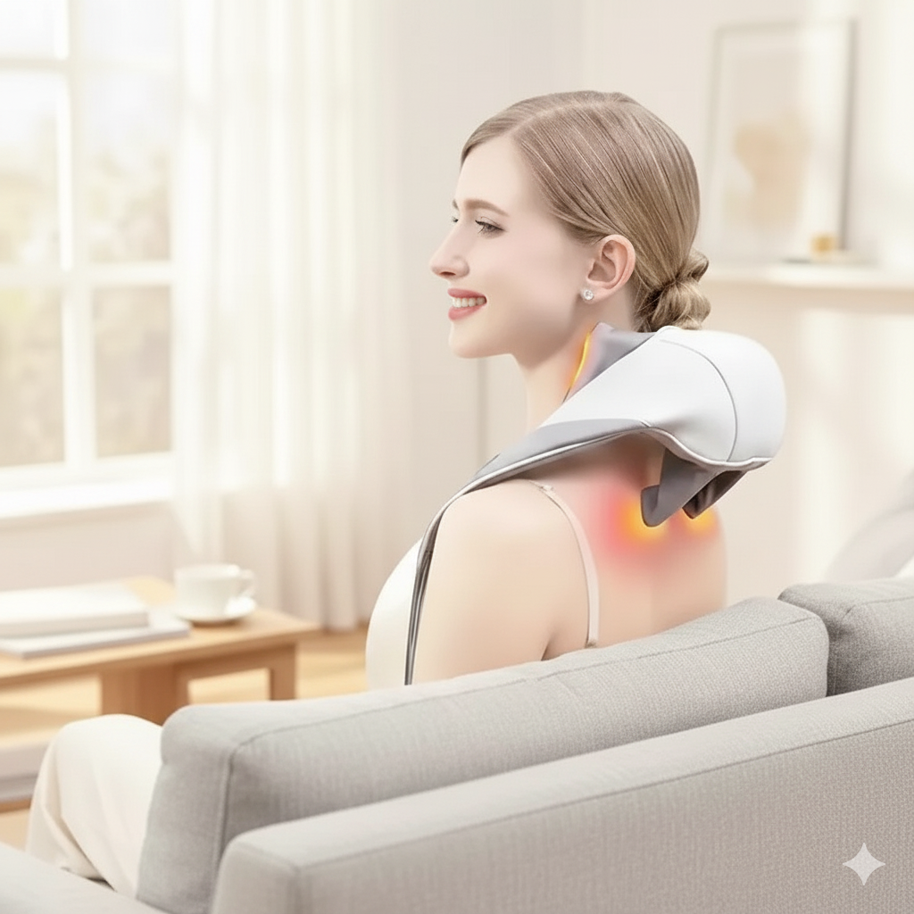 Professional Wireless Neck Shoulder Back Massager