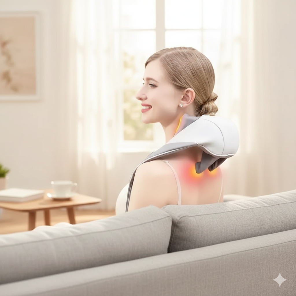 Professional Wireless Neck Shoulder Back Massager